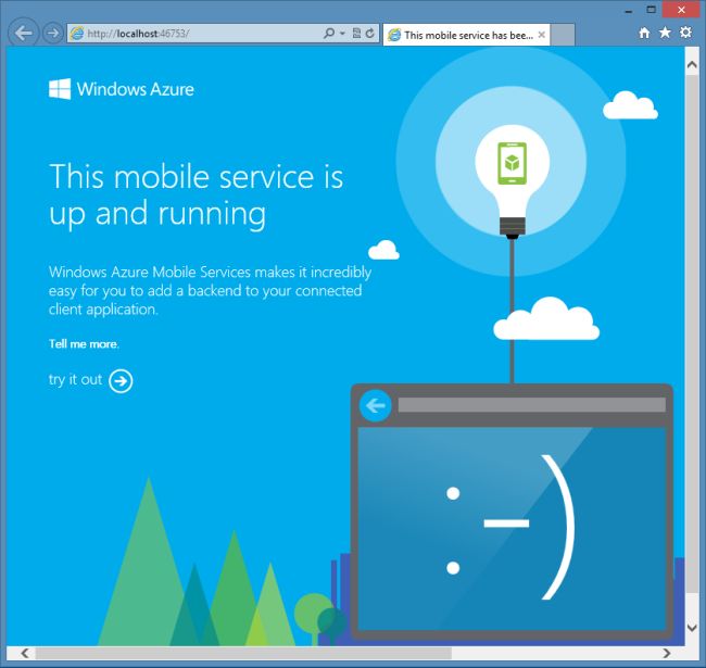 Start with Azure Mobile Service